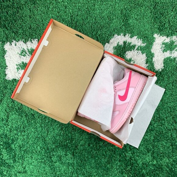 Nike Dunk Low GS Triple Pink size 6Y Women’s size 7.5 NEW DH9765-600 - Picture 12 of 12